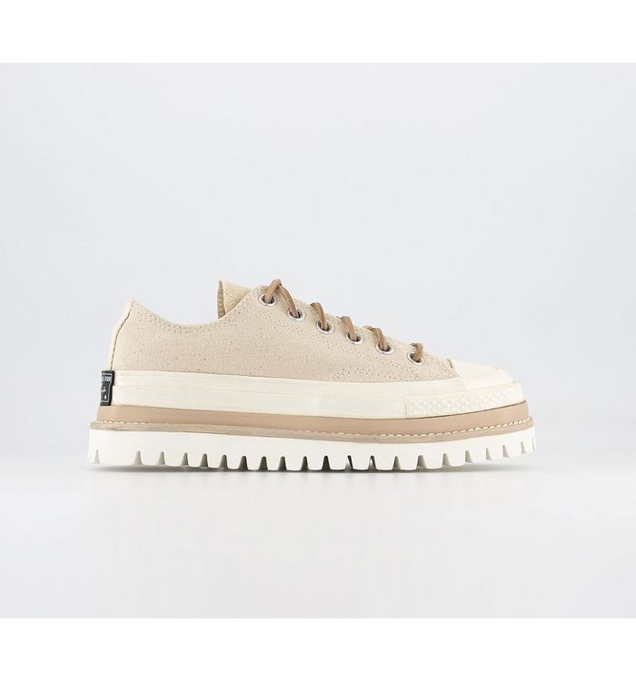 Converse Chuck Taylor 70 Trek Ox Trainers Natural Leather