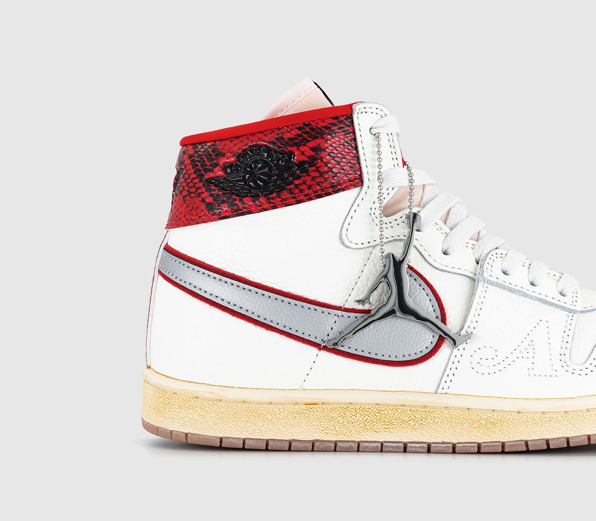 JordanAir Ship TrainersAwake Sail Black University Red Metallic Platinum