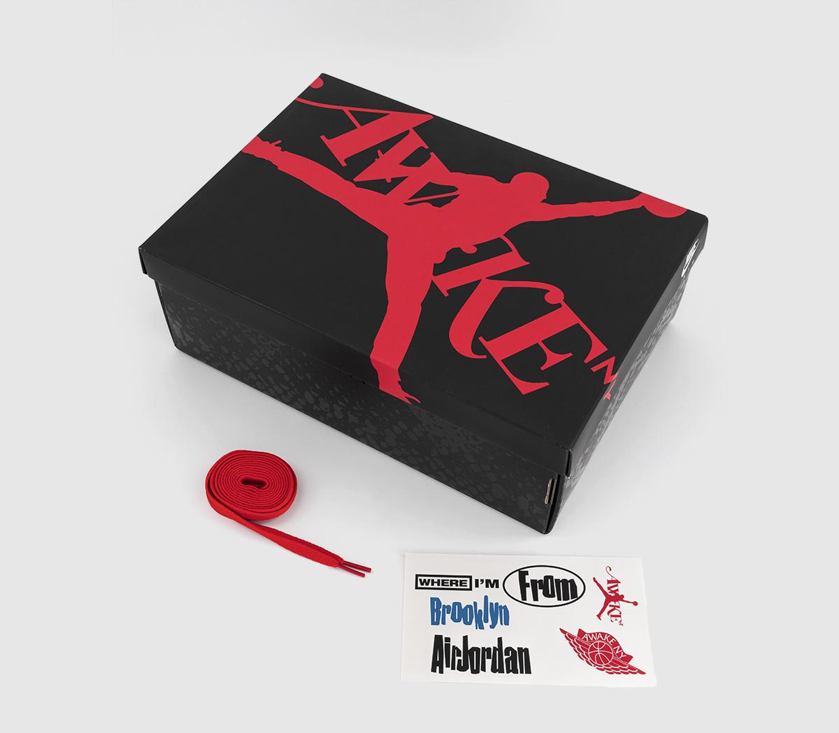 JordanAir Ship TrainersAwake Sail Black University Red Metallic Platinum