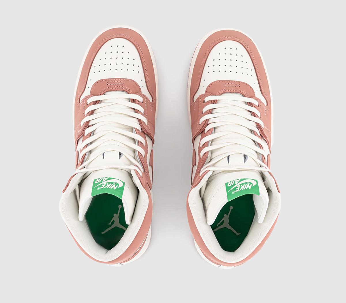 JordanAir Ship TrainersRust Pink Sail Sail Gamma Green