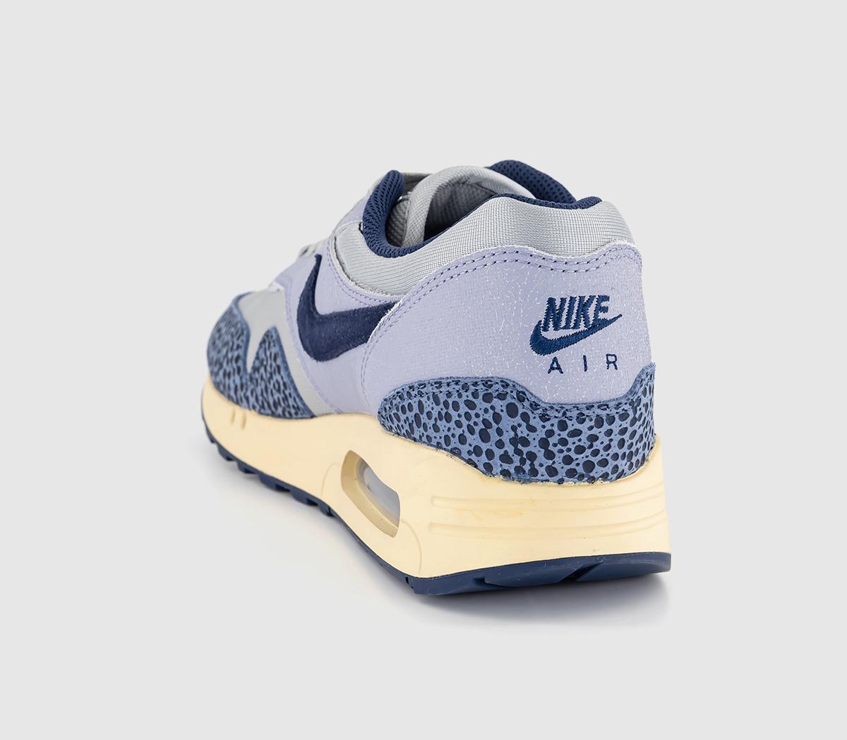 NikeAir Max 1 '86 TrainersLight Smoke Grey Diffused Blue Indogo Haze