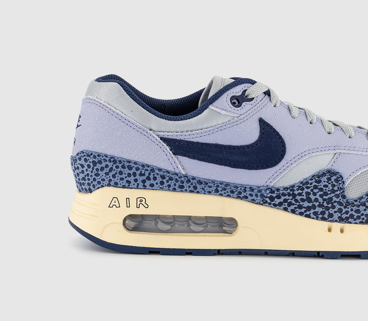 NikeAir Max 1 '86 TrainersLight Smoke Grey Diffused Blue Indogo Haze