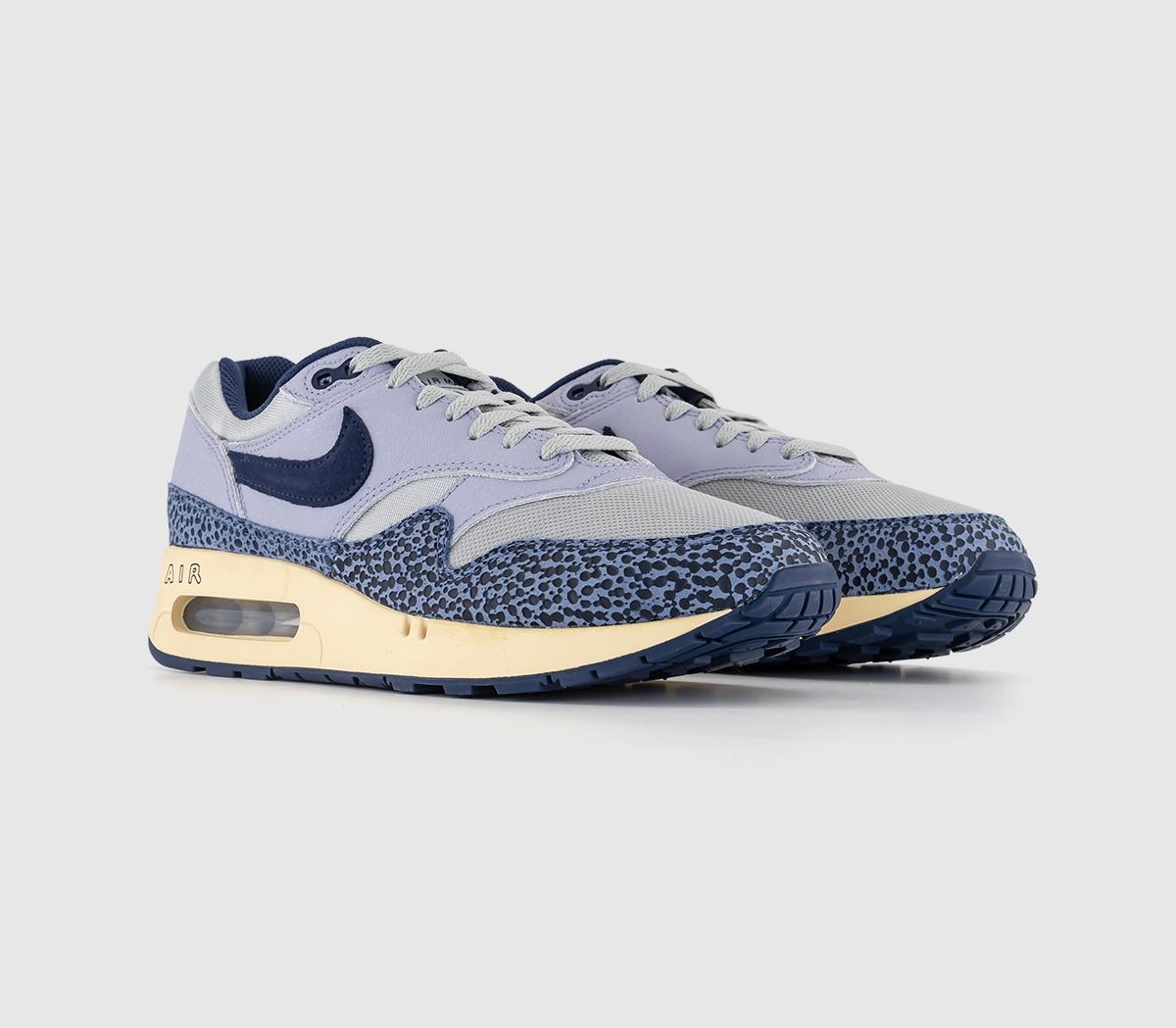 NikeAir Max 1 '86 TrainersLight Smoke Grey Diffused Blue Indogo Haze