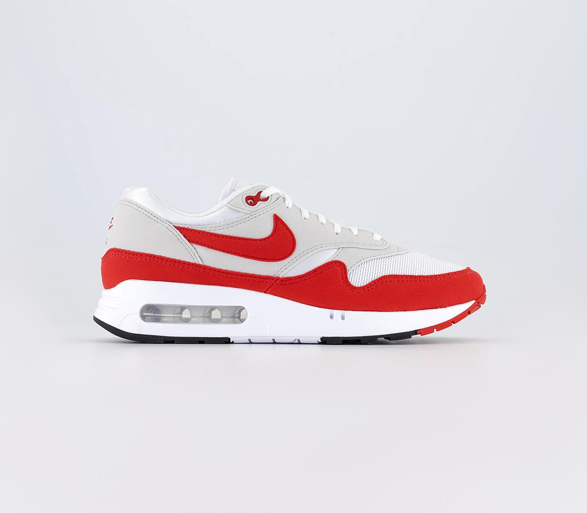 NikeAir Max 1 '86 W TrainersWhite University Red Light Neutral Grey