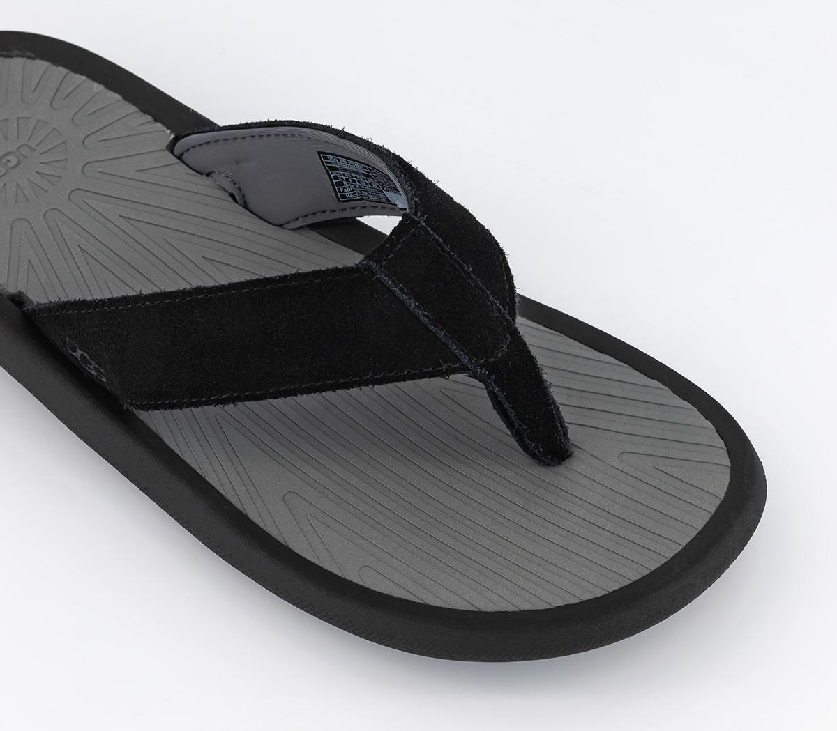 UGG Brookside Ii Flip Flops Black - Men’s Sandals