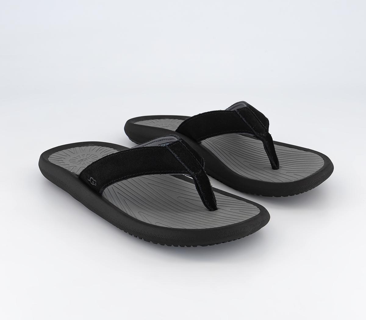 UGG Brookside Ii Flip Flops Black - Men’s Sandals