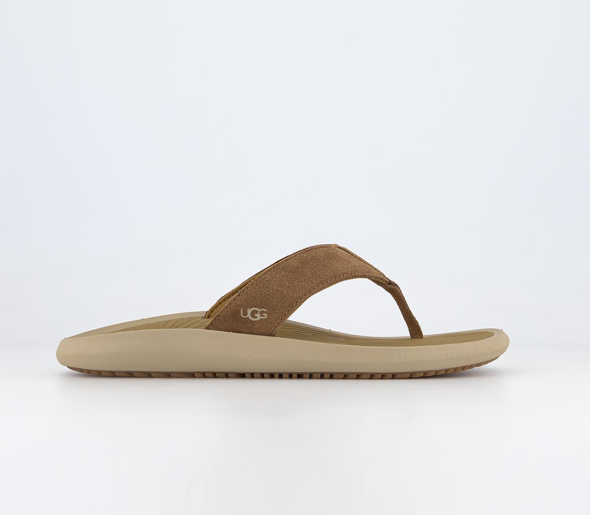 UGG Brookside Ii Flip Flops Chestnut - Men’s Sandals