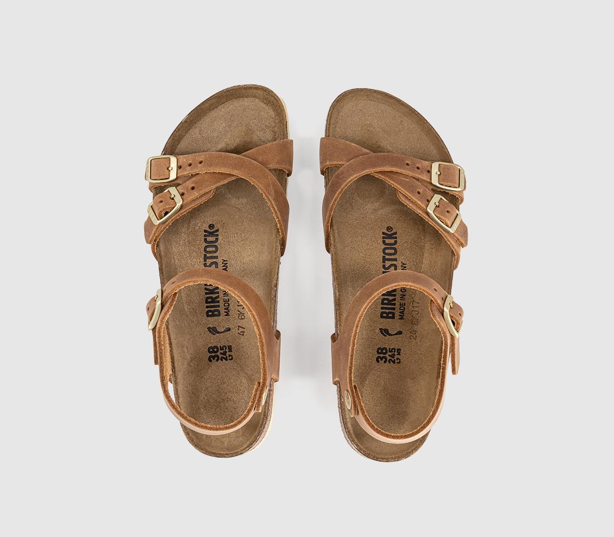 BIRKENSTOCKKumba SandalsCognac Leather