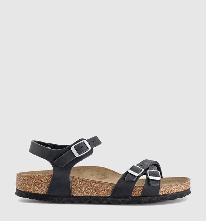 BIRKENSTOCK Kumba Sandals Black Leather
