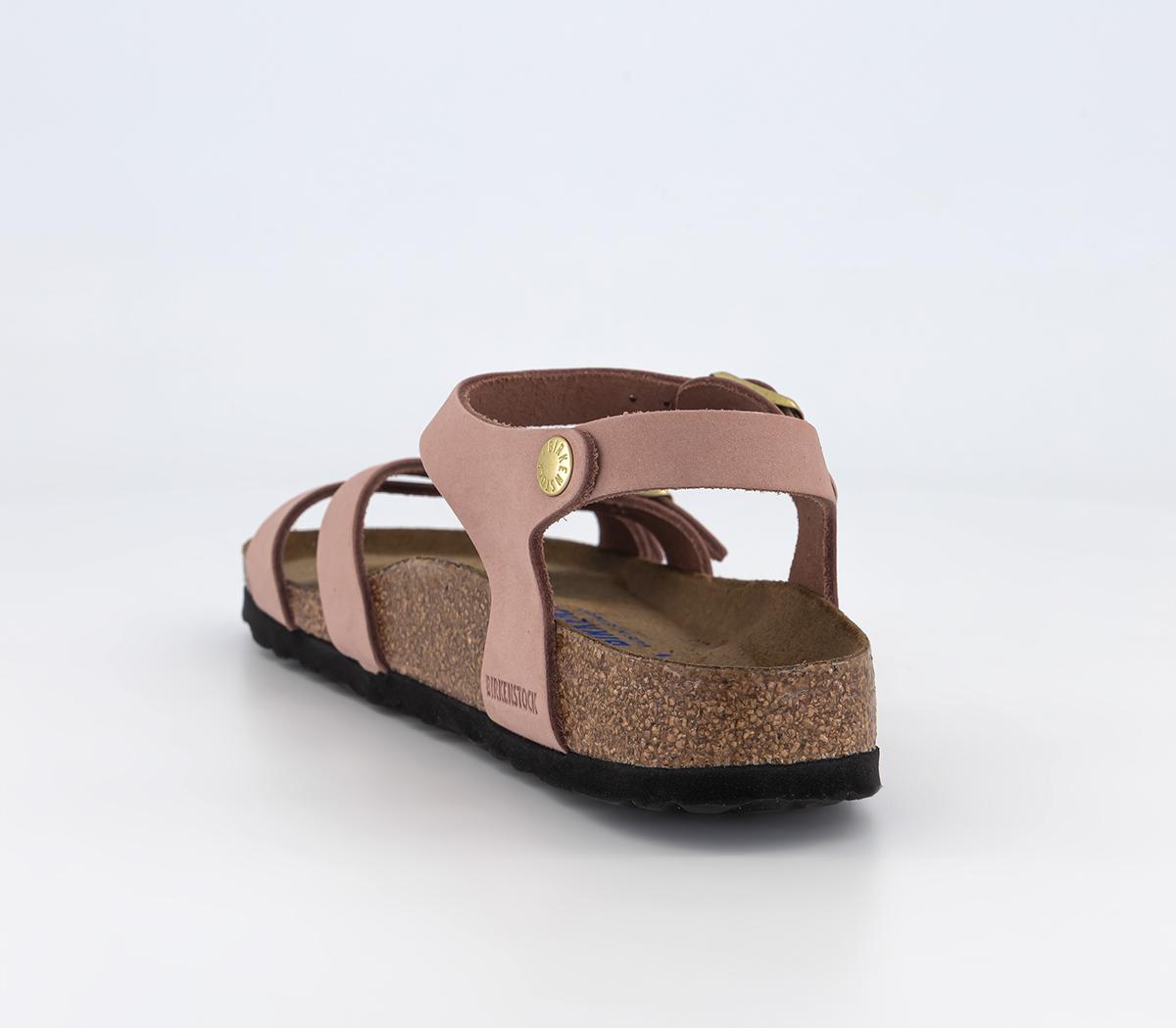 BIRKENSTOCK Kumba Sandals Old Rose Nubuck - Flat Shoes for Women