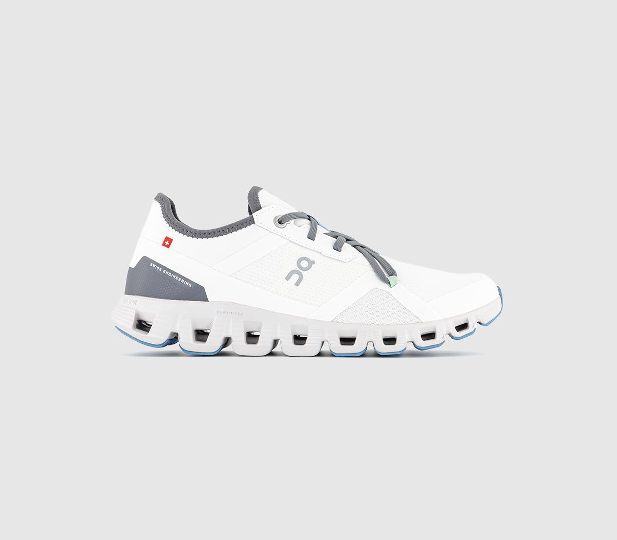 On RunningCloud X 3 Ad Trainers Undyed White