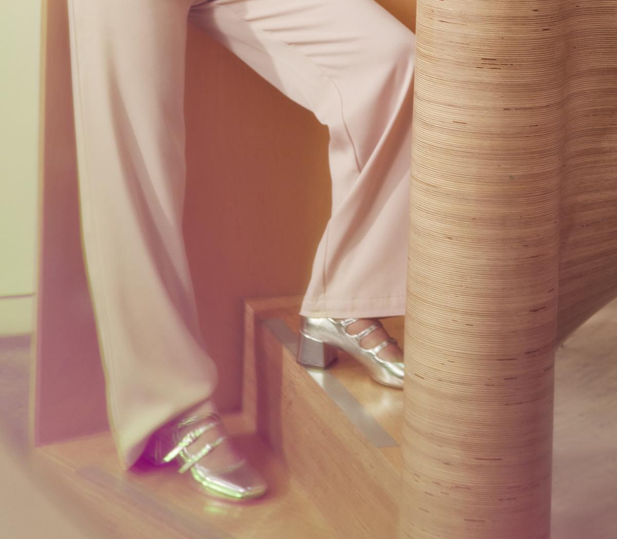 OFFICEMarvel Triple Strap Mary Jane Block Heels OFFICEMarvel Triple Strap Mary Jane Block HeelsSilver
