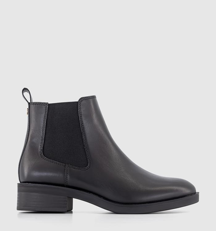 OFFICE Avatar Clean Sole Chelsea Boots Black Leather
