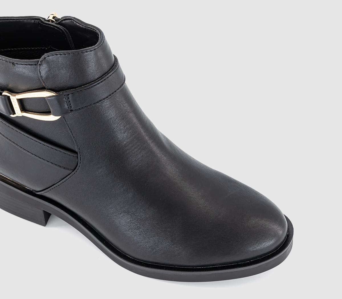 OFFICEAriana Clean Sole Stirrup BootsBlack