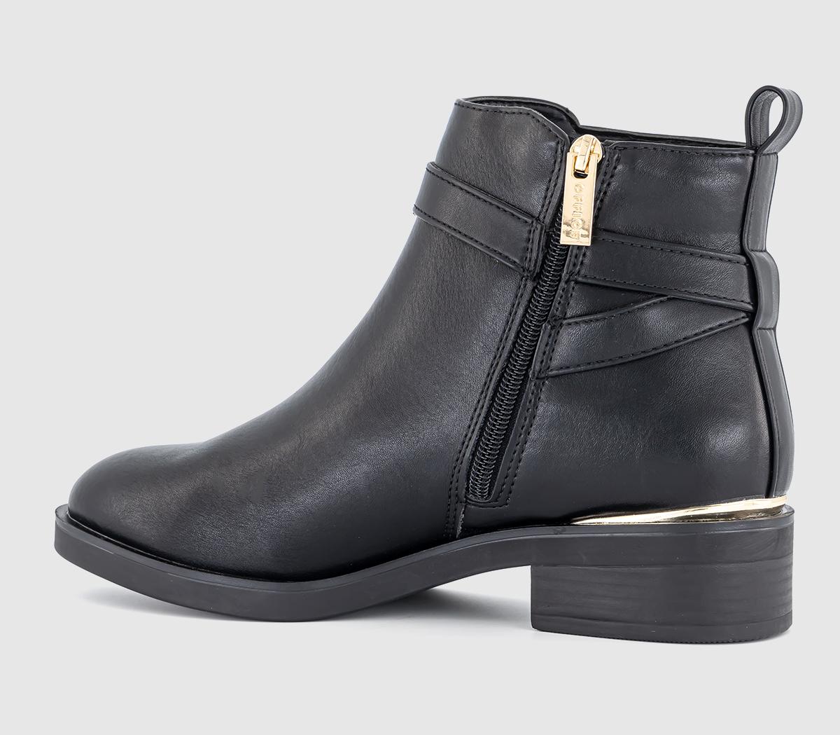 OFFICEAriana Clean Sole Stirrup BootsBlack