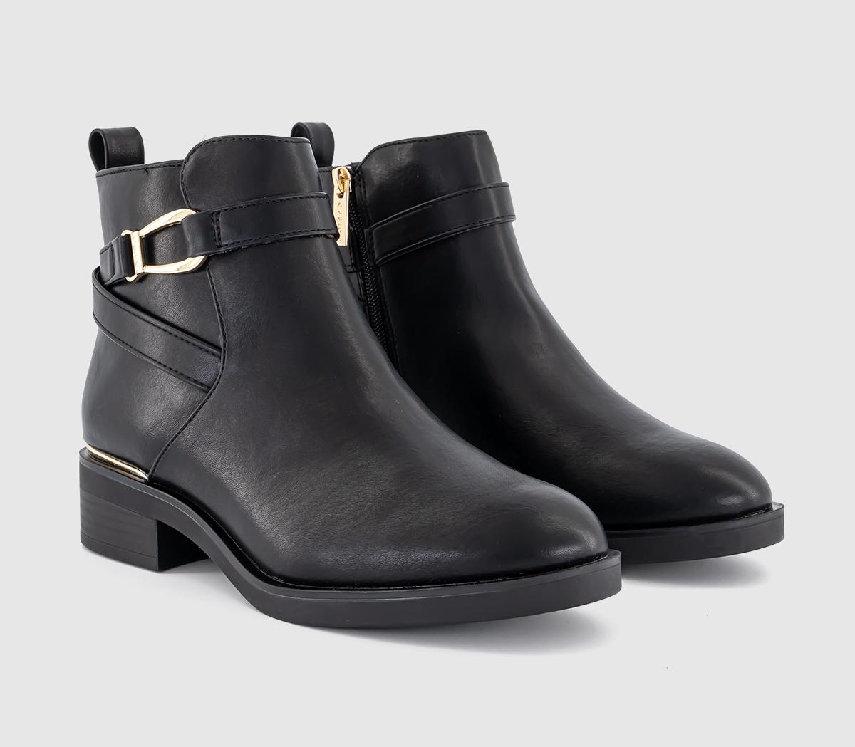 OFFICEAriana Clean Sole Stirrup BootsBlack