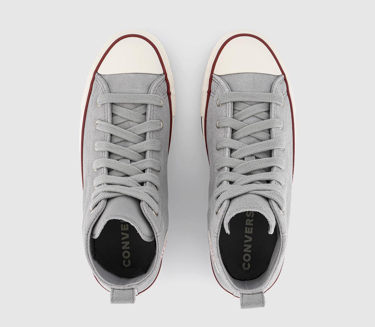 Converse All Star Hi Junior Trainers Converse All Star Hi Junior Trainers Grey Area Egret