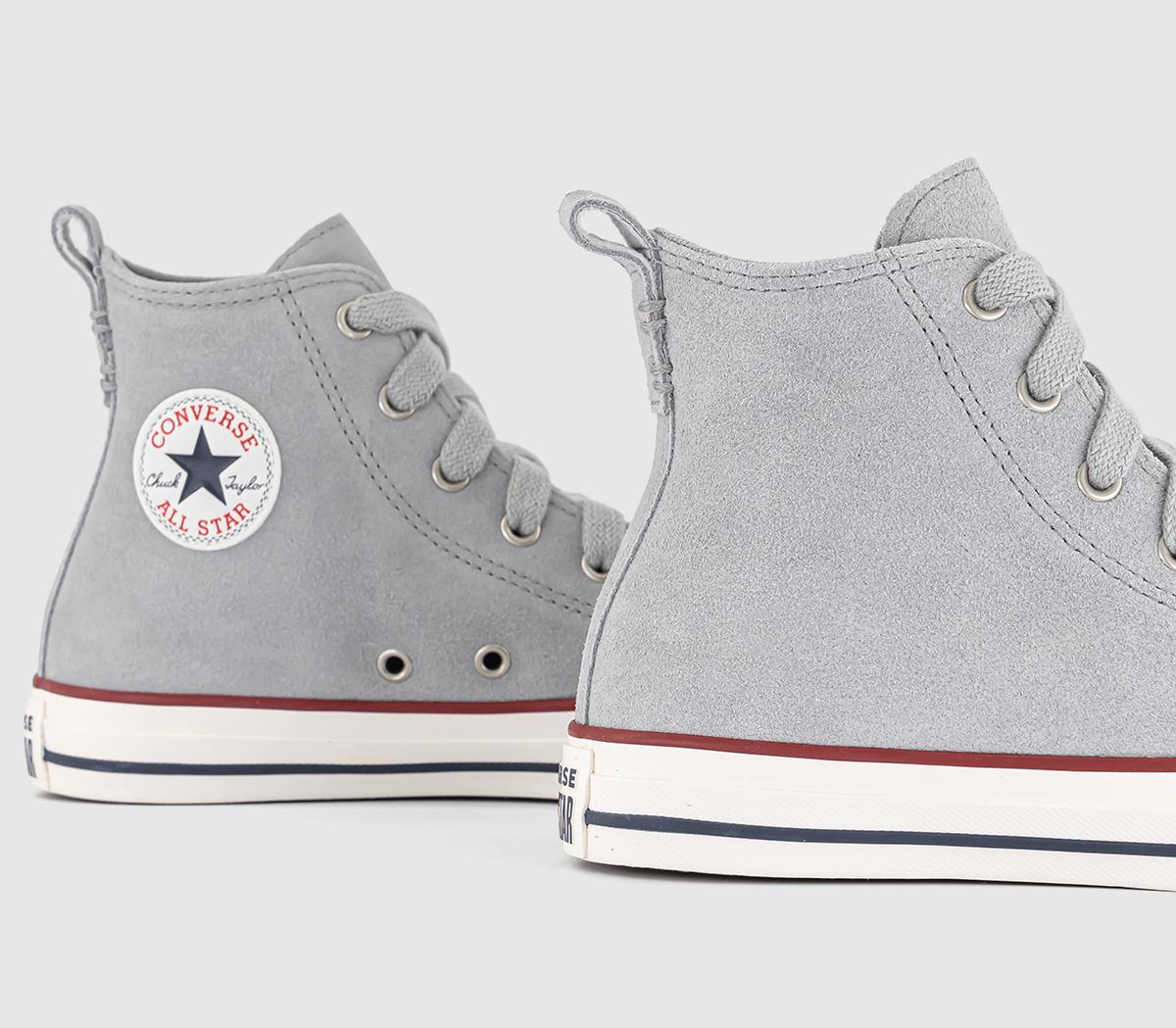 Converse All Star Hi Junior Trainers Converse All Star Hi Junior Trainers Grey Area Egret