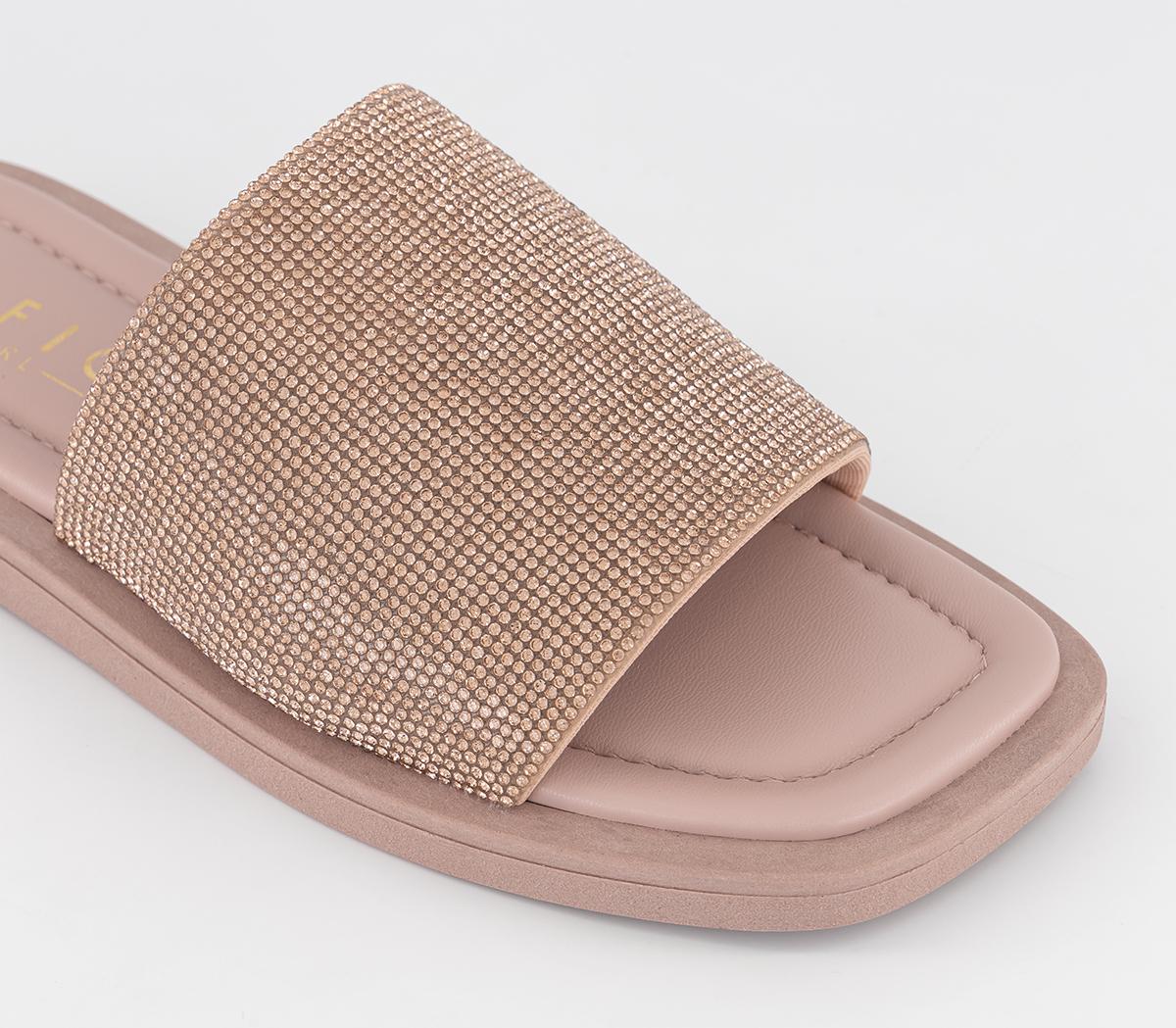 OFFICE Shining Embellished Mules OFFICE Shining Embellished Mules Beige