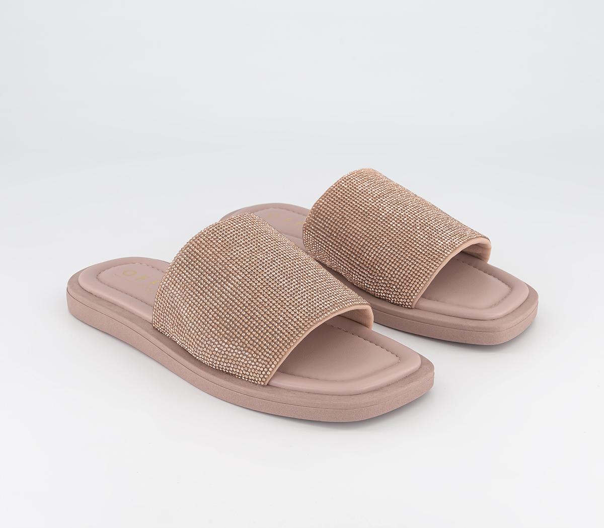 OFFICE Shining Embellished Mules OFFICE Shining Embellished Mules Beige