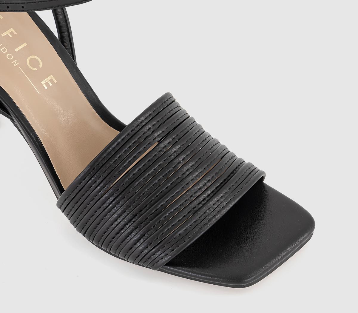 OFFICEMimosa Strappy Heeled SandalsBlack