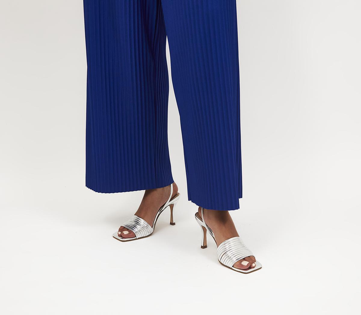 OFFICEMimosa Strappy Heeled Sandals OFFICEMimosa Strappy Heeled SandalsSilver