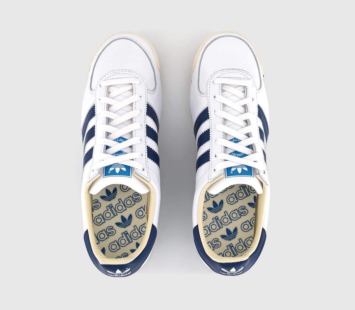 adidasGuam TrainersWhite Dark Blue Cream White