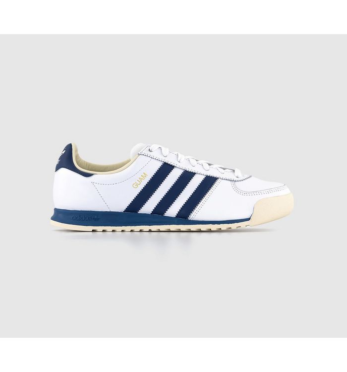 adidas guam trainers white dark blue cream white,white