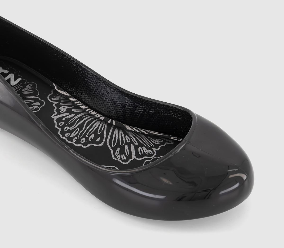 Zaxy Pop Classic Plain Black School Shoes and Accessories