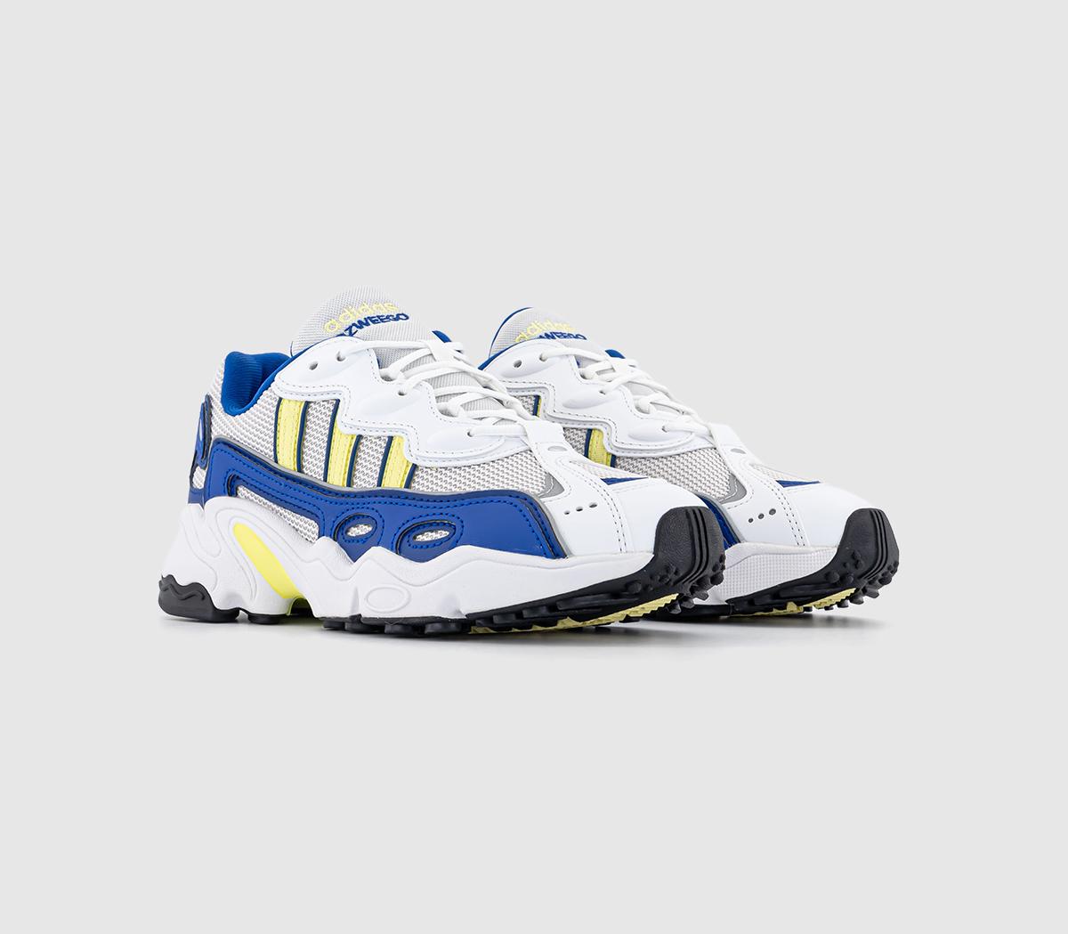 adidasOzweego OG TrainersWhite Pulse Yellow Team Royal Blue