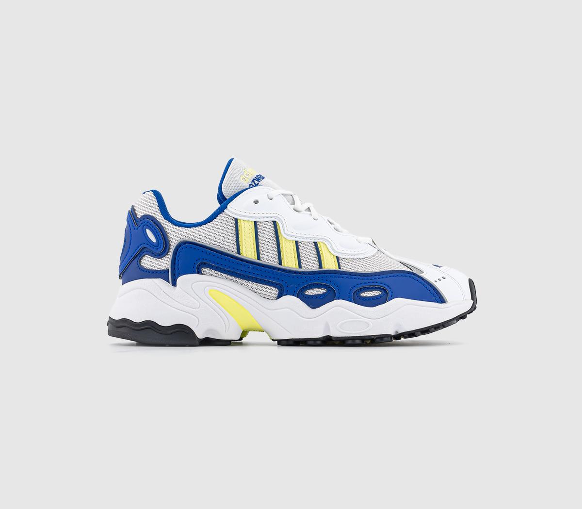 Ozweego Og Trainers White Pulse Yellow Team Royal Blue