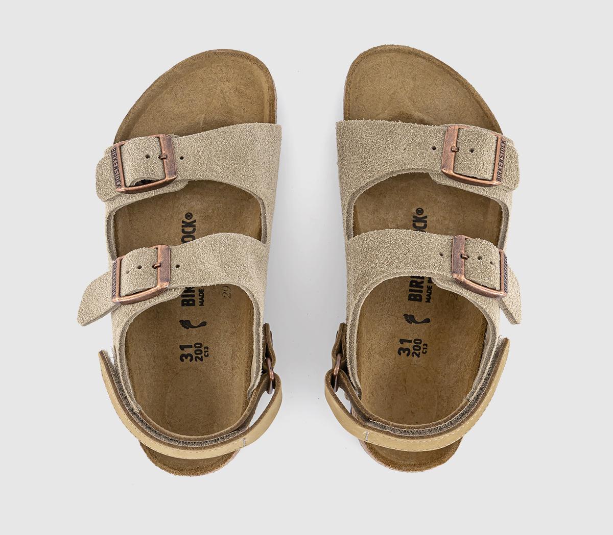 BIRKENSTOCKMilano Kids Sandals BIRKENSTOCKMilano Kids SandalsTaupe