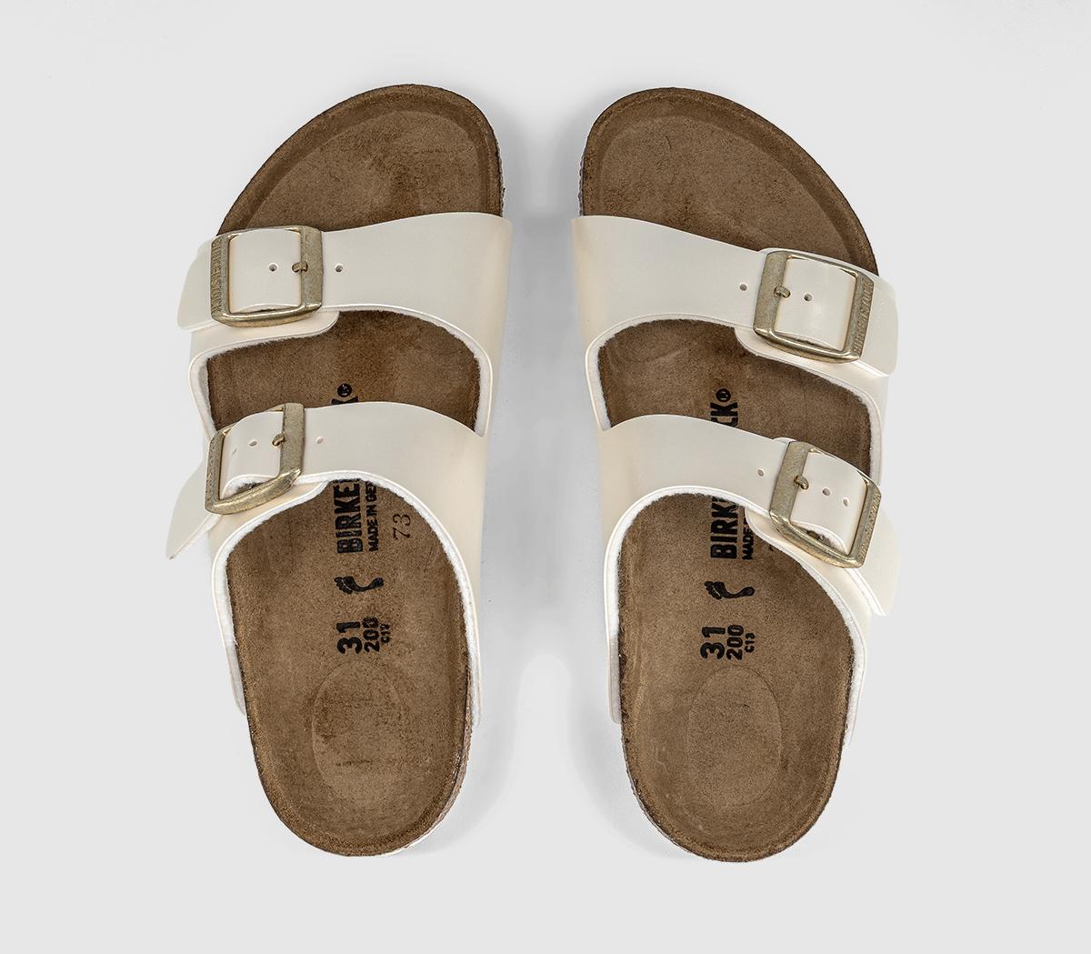 BIRKENSTOCKArizona Kids SandalsGraceful Pearl White