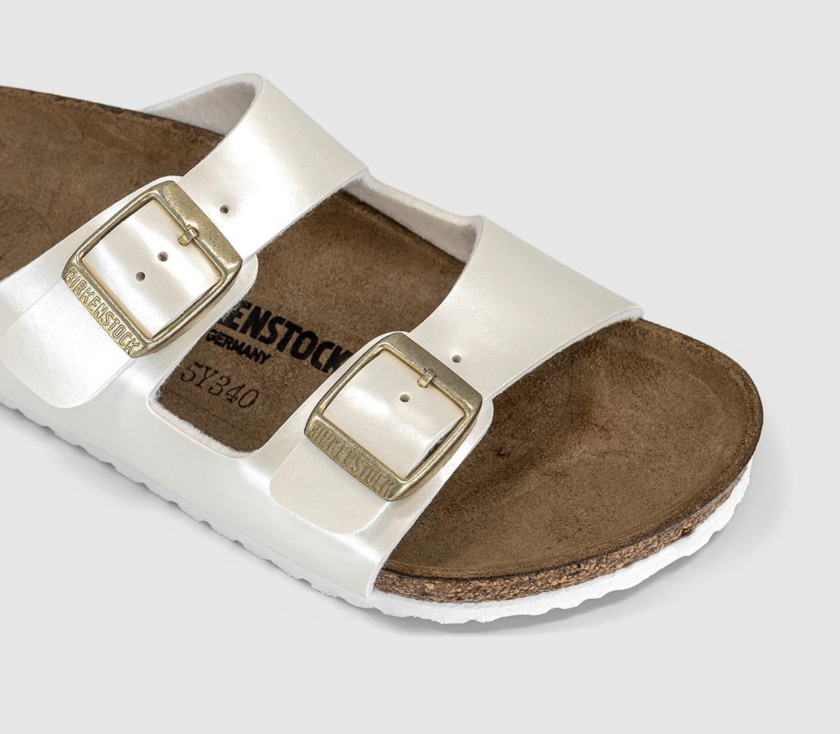 BIRKENSTOCKArizona Kids SandalsGraceful Pearl White