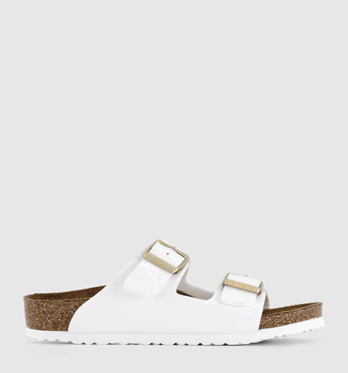 BIRKENSTOCK Arizona Kids Sandals Patent White