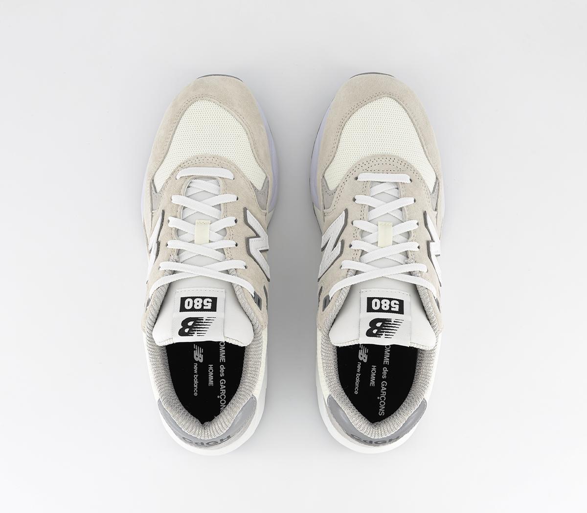 Comme Des Garcons CdGH MT580 Trainers Beige White Women's Trainers