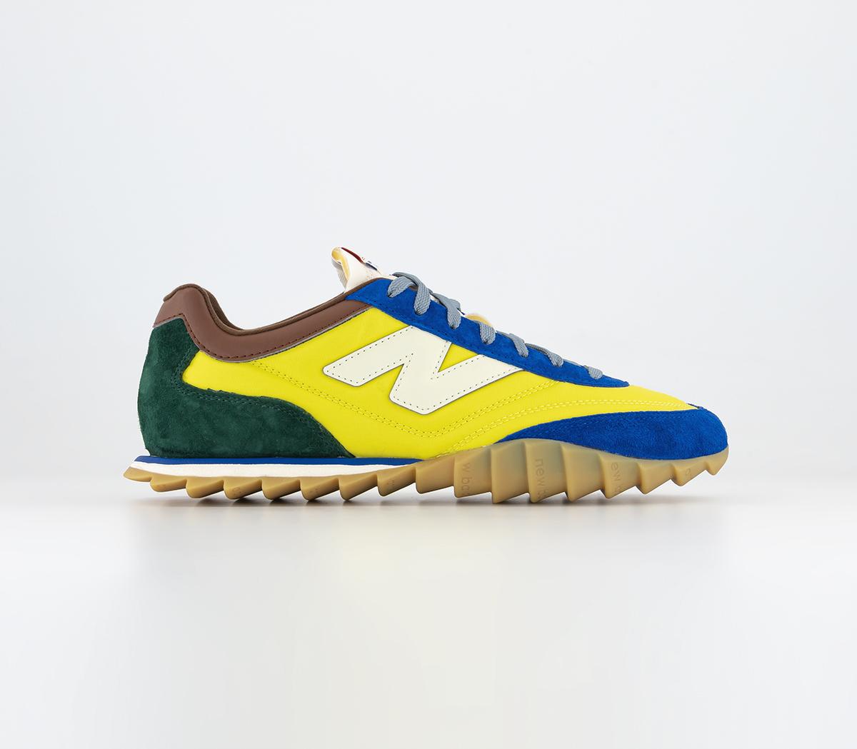 Comme Des Garcons Womens Jw Rc30 Trainers Yellow Blue, 7.5