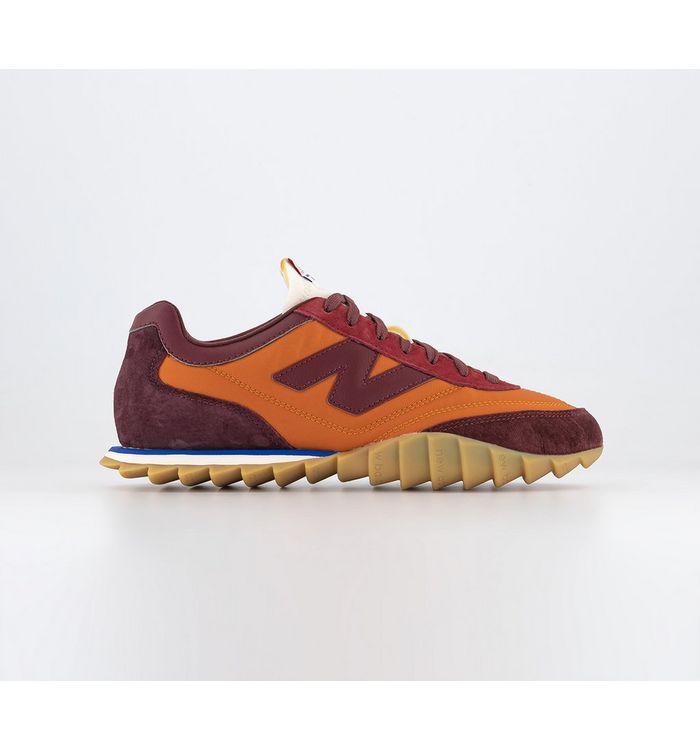Comme Des Garcons Jw Rc30 Trainers Orange Burgundy In Red