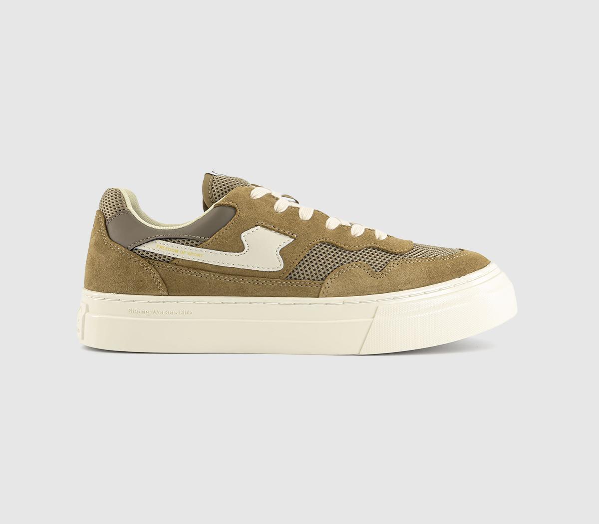 Stepney Workers Club Mens Pearl S-strike Trainers Desert In Tan, 7