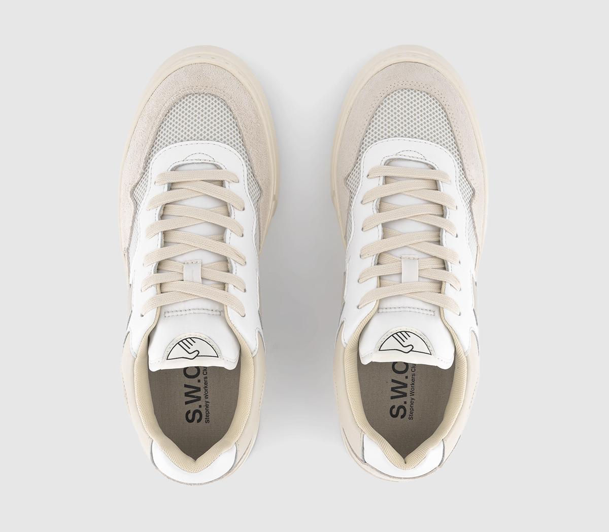 Stepney Workers Club Pearl S-Strike Trainers Ecru Putty - Unisex Sports