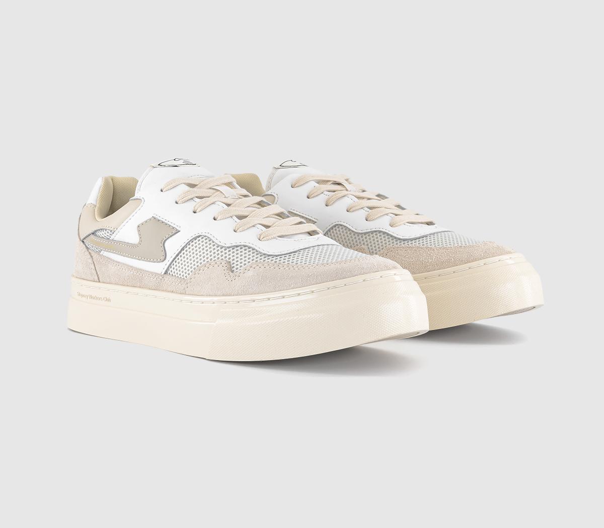 Stepney Workers Club Pearl S-Strike Trainers Ecru Putty - Unisex Sports