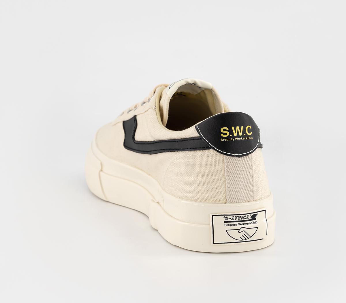 Stepney Workers ClubDellow S-strike Trainers Ecru Black F
