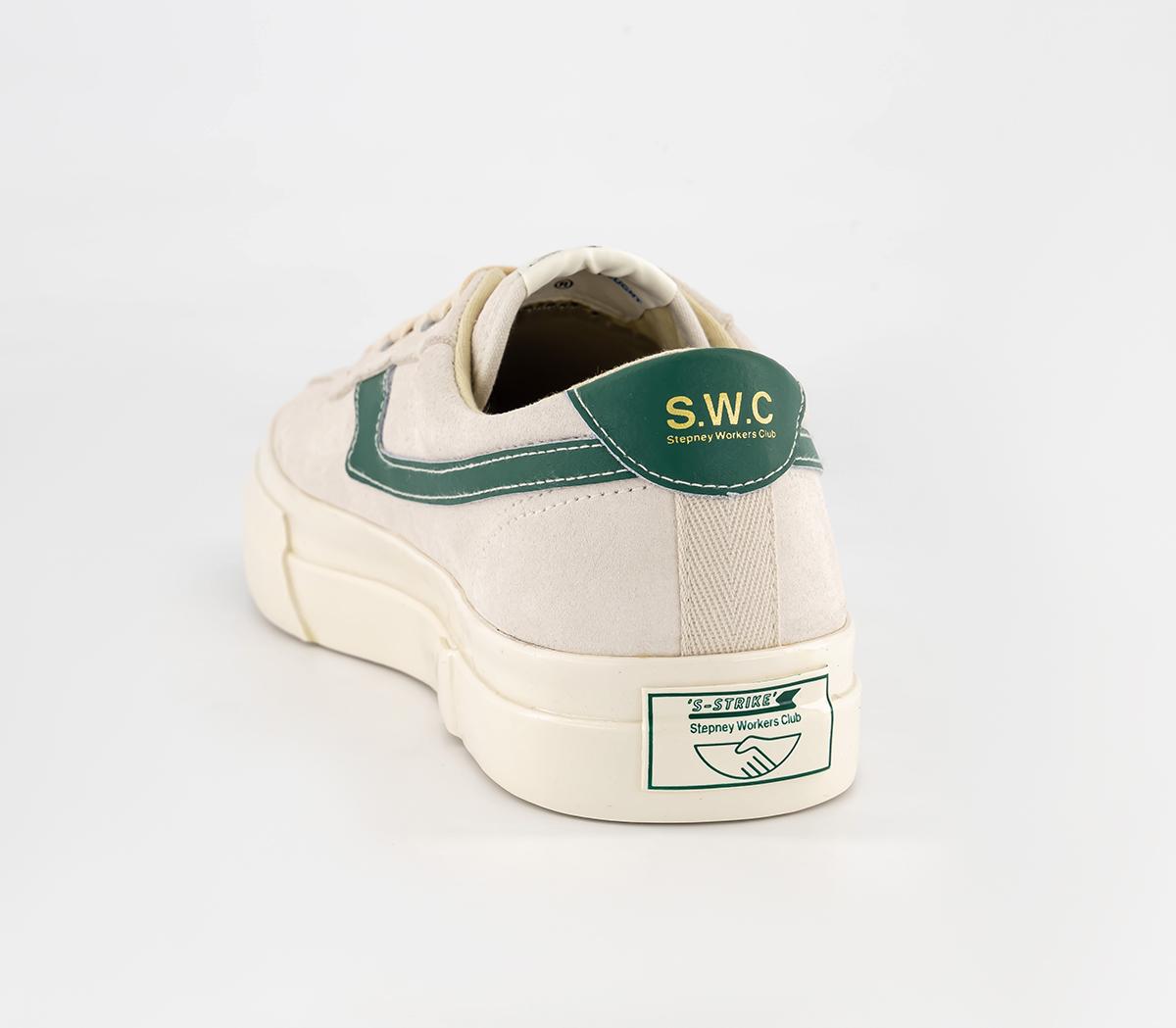 Stepney Workers ClubDellow S-strike Trainers Ecru Green F