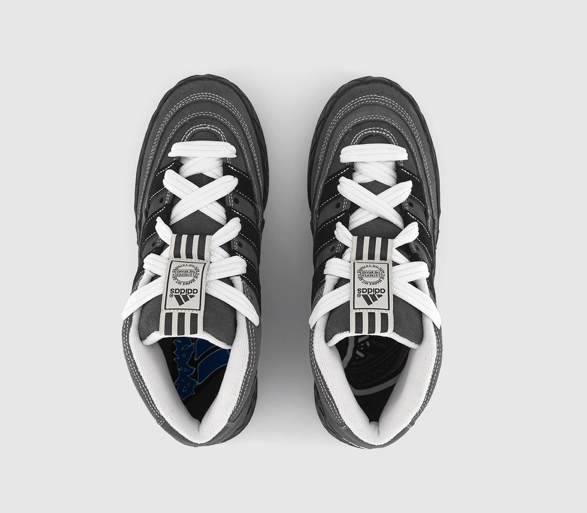 adidasAdimatic Mid Ynuk TrainersGrey Five Core Black Off White
