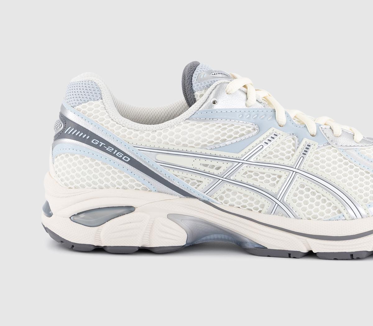 ASICS GT-2160 Trainers Cream Silver - Unisex Sports
