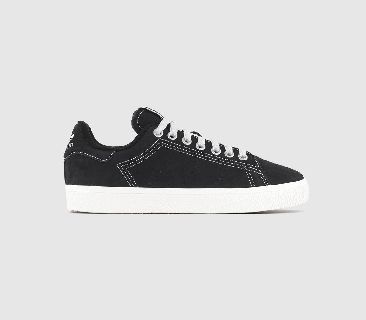 Stan Smith B-side Trainers Black White