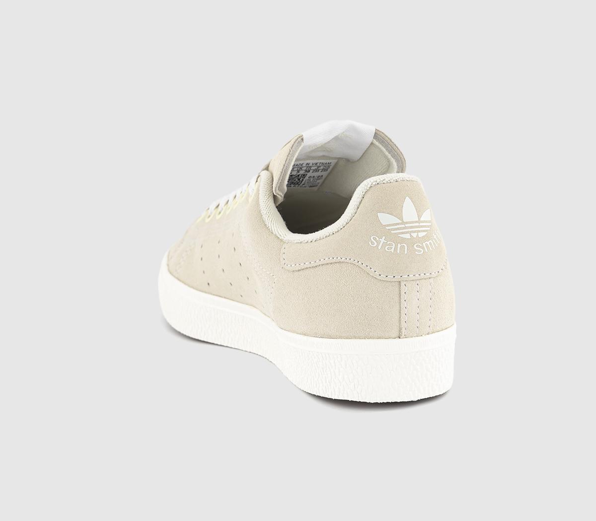 adidas Stan Smith B-side Trainers Wonder White White Core White ...