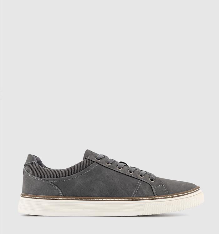 OFFICE Chatsworth Cord Collar Trainers Grey