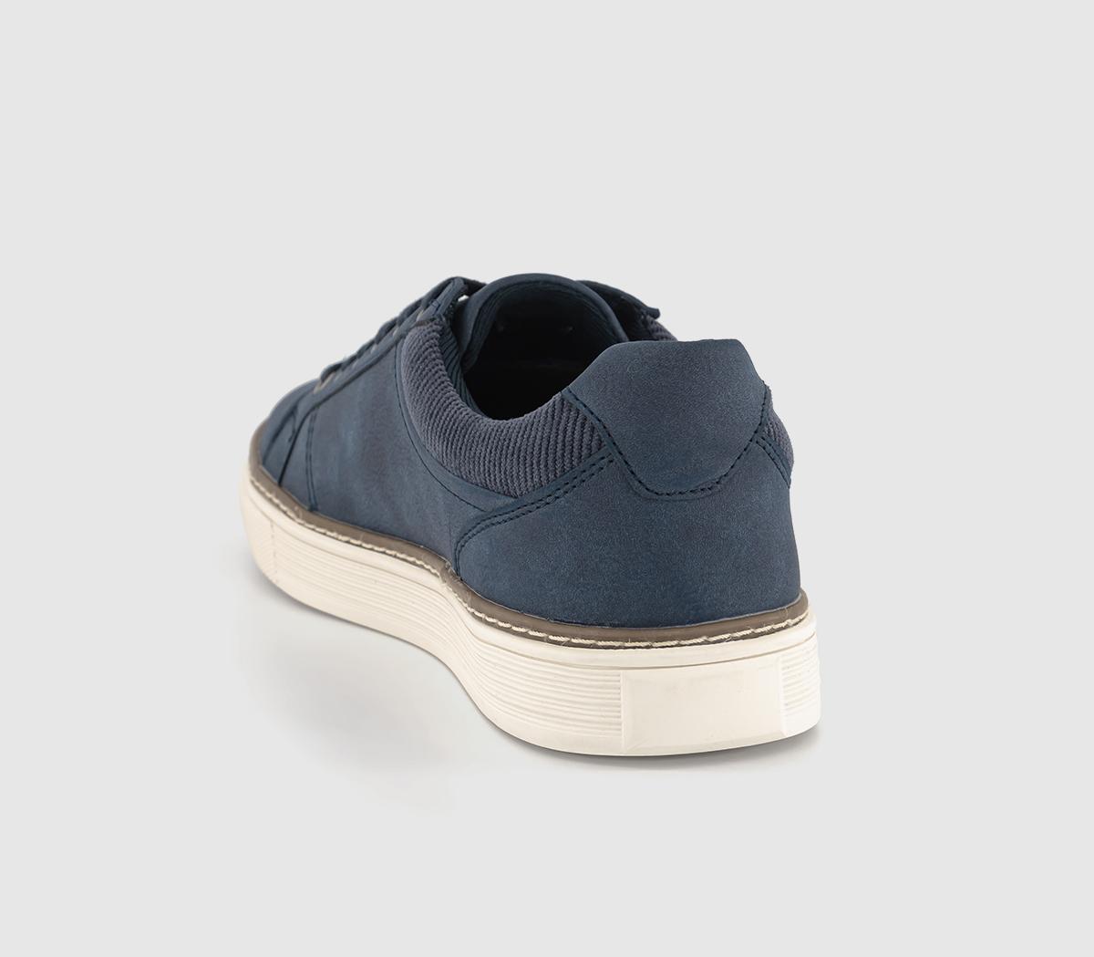 OFFICEChatsworth Cord Collar Trainers Navy