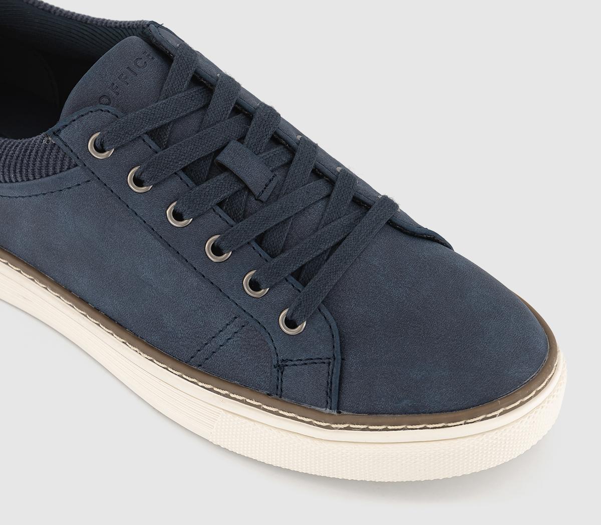 OFFICEChatsworth Cord Collar Trainers Navy